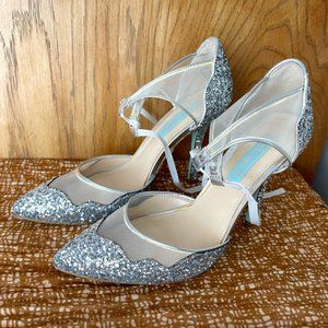 Betsey Johnson BLUE Stela Heel